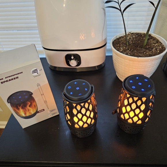 Outdoor Bluetooth Speakers with LED lights, brand new - Picture 1 of 5